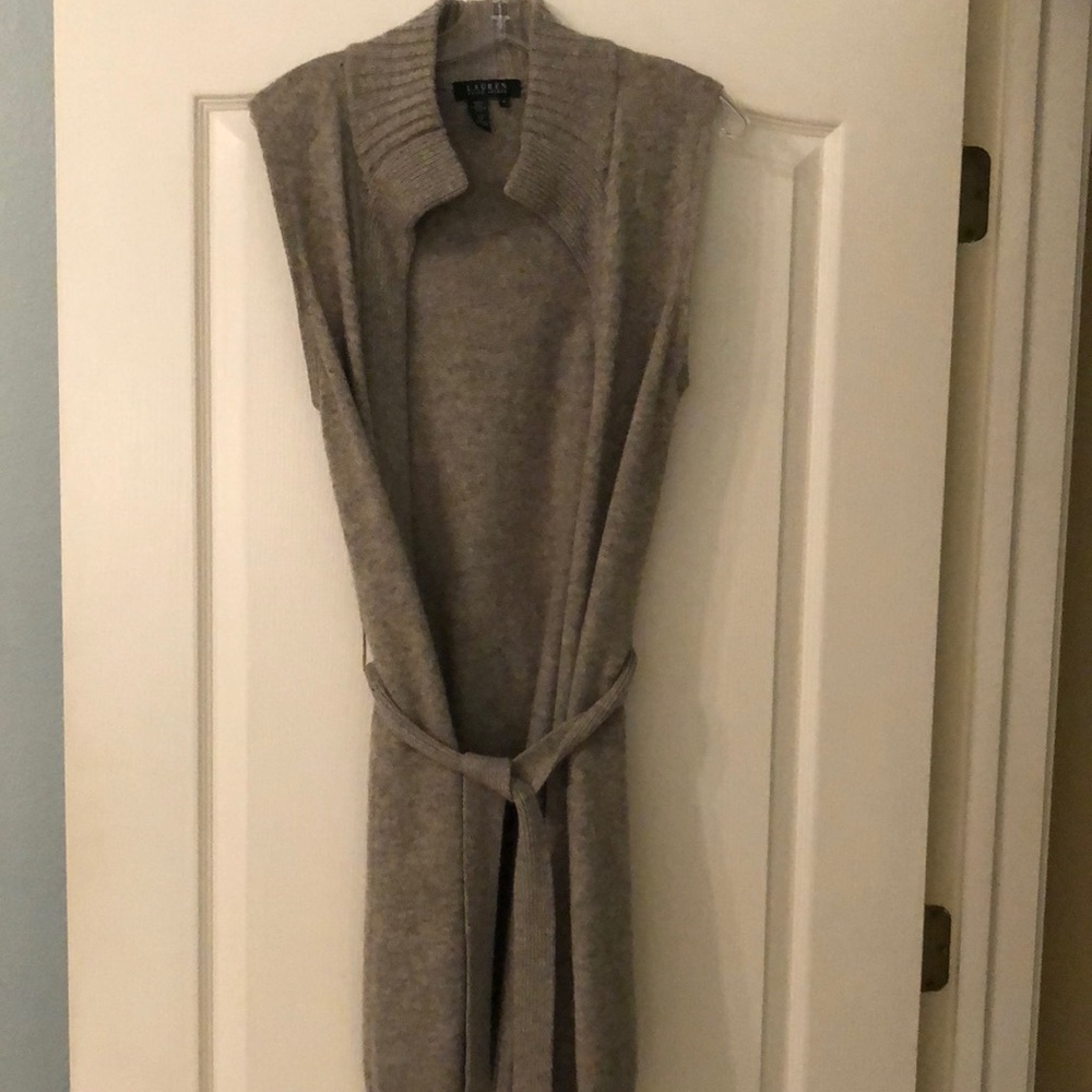 Lauren Ralph Lauren. Long vest sweater size M